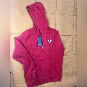 Luxury true religion zip up hoodie